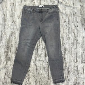 Pistola Grey Raw Hem Skinny Jeans 32